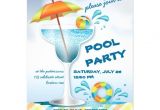 Pool Party Invitation Ideas for Adults Adult Pool Party Summer Cocktail Invitation