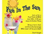 Pool Party Invitation Ideas for Adults Yellow Adult Pool Party Bbq Invitations