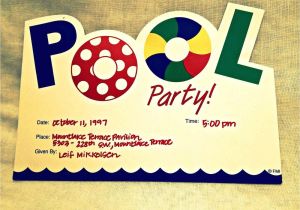 Pool Party Invitation Ideas Homemade Pool Party Invitation Ideas