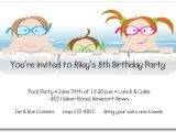 Pool Party Invitations for Kids Kids In the Pool Party Invitation