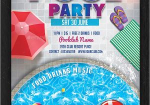 Pool Party Invitations Templates 28 Pool Party Invitations Free Psd Vector Ai Eps