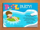 Pool Party Invitations with Photo Free Printable Birthday Pool Party Invitations Drevio