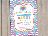 Pool Party Invitations with Photo Pool Party Invitation Kids Pool Party Invitation Pool