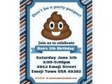 Poop Emoji Birthday Invitations 1000 Images About Kids 2 12 Birthday Invitations On Pinterest