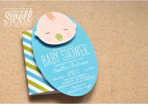 Pop Up Baby Shower Invitations Items Similar to Three Dimensional Interactive Baby