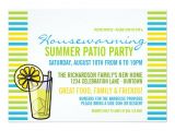 Porch Party Invitation Summer Housewarming Patio Party Invitation