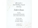 Post Wedding Breakfast Invitation Wording Autumn Oak Leaves Post Wedding Brunch Invitation Zazzle