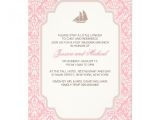 Post Wedding Breakfast Invitation Wording Post Wedding Brunch Invitations Pink Damask 5 Quot X 7