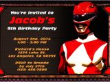 Power Ranger Birthday Invitations Free Free Printable Power Rangers Birthday Party Invitations