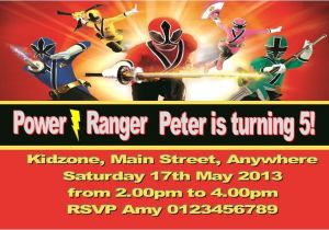 Power Ranger Birthday Invitations Free Power Ranger Birthday Invitations Wblqual Com