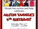 Power Ranger Birthday Invitations Free Power Rangers Invitations 2 Invitations Pinterest