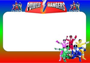 Power Ranger Birthday Invitations Printable Power Rangers Free Printable Invitations