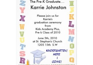 Pre K Graduation Invitations Teacher Speech for Preschool Graduation Just B Cause