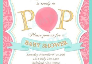 Pre Made Baby Shower Invitations Ready to Pop Baby Shower Invitation theruntime Com