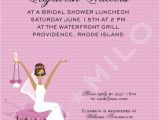 Pre Printed Bridal Shower Invitations In Glamour Girl Bridal Shower Afr Amer Classic P Pre