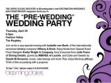 Pre Wedding Celebration Invitations May 2009 Page 2