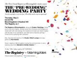 Pre Wedding Celebration Invitations the Pre Wedding Party at Bloomingdales Chestnut Hill and