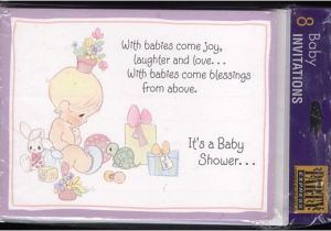 Precious Moments Invitations for Baby Shower Precious Moments 1995 Vintage Baby Shower by Vintagerecycling