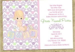 Precious Moments Invitations for Baby Shower Precious Moments Baby Shower Invitation Printable or