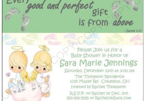 Precious Moments Invitations for Baby Shower Precious Moments Baby Shower Invitations 12 Pk