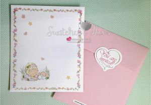 Precious Moments Invitations for Baptism Swatches & Hues Handmade with Tlc Precious Moments