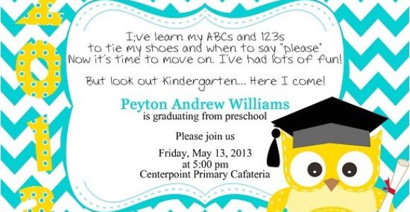 Preschool Graduation Invitation Graduation Invitations Easyday