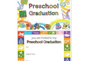 Preschool Graduation Invitation Preschool Graduation Announcement Gradshop