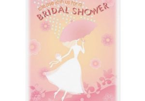 Pretty Bridal Shower Invitations Pretty In Pink Bridal Shower Invitation Card Zazzle