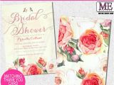 Pretty Bridal Shower Invitations Pretty Peach Floral Bridal Shower Invitations by Metro