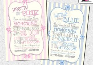 Pretty In Pink Baby Shower Invitations Baby Shower Invitations Baby Shower Invitations for Boys
