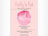 Pretty In Pink Baby Shower Invitations Pretty In Pink Custom Baby Shower Invitation Baby