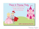 Prince and Princess Birthday Party Invitations Prince and Princess Party Invitations Princess by