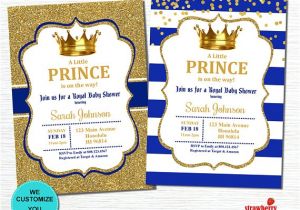 Prince Baby Shower Invites Prince Baby Shower Invitation Royal Baby Shower Invitation