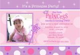 Princess 1st Birthday Party Invitation Wording Princess Party Invitation Wording – Gangcraft