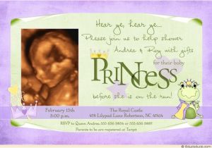 Princess and the Frog Baby Shower Invitations Frog Princess Shower Invitation Baby Girl Froggy Crown