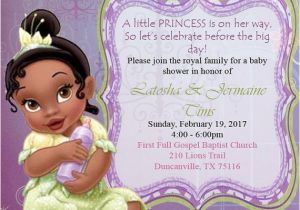 Princess and the Frog Baby Shower Invitations Princess and the Frog Baby Shower by Tsinspiredcreations