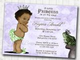 Princess and the Frog Baby Shower Invitations Princess and the Frog Birthday or Baby Shower Invitation for