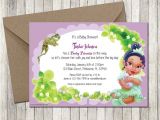 Princess and the Frog Baby Shower Invitations Princess Tiana Baby Shower Invitation by Uniquelyjdesigns