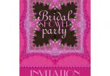 Princess Bridal Shower Invitations Pink Bohemian Princess Bridal Shower Invitations