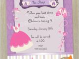 Princess Dress Up Party Invitations Items Similar to Birthday Invitation Card Princess Dress
