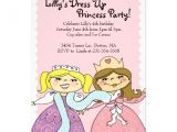 Princess Dress Up Party Invitations Princess Dress Up themed Birthday Party Invites 5 Quot X 7