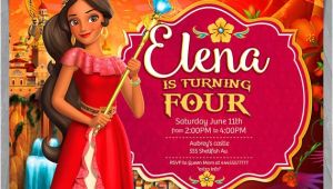 Princess Elena Of Avalor Party Invitations Elena Of Avalor Invitation Disney Princess Elena Invite