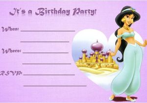 Princess Jasmine Birthday Party Invitations Princess Jasmine Birthday Party Invitation Ideas