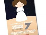 Princess Leia Party Invitations Princess Star Wars Birthday Invitation Princess Leia