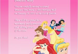 Princess Party Invitations Free Printable Disney Princess Birthday Invitation 2 Wedding Invitation