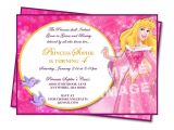 Princess Party Invite Wording Aurora Invitation Sleeping Beauty Invitation Disney