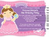 Princess Party Invite Wording Princess Birthday Party Invitation Wording Cimvitation