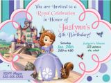 Princess sofia Birthday Invitation Blank Template Free Printable Princess sofia Invitations