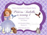 Princess sofia Birthday Invitation Blank Template Printable sofia the First Birthday Party Invitation Plus