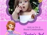 Princess sofia Birthday Invitation Template sofia the First Birthday Party Invitations 24 Hour Service